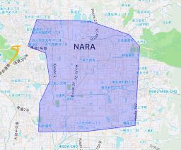 ウーバーイーツ奈良県奈良市の画像