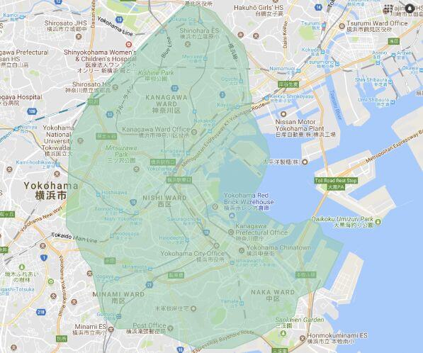 ウーバーイーツ横浜市の画像